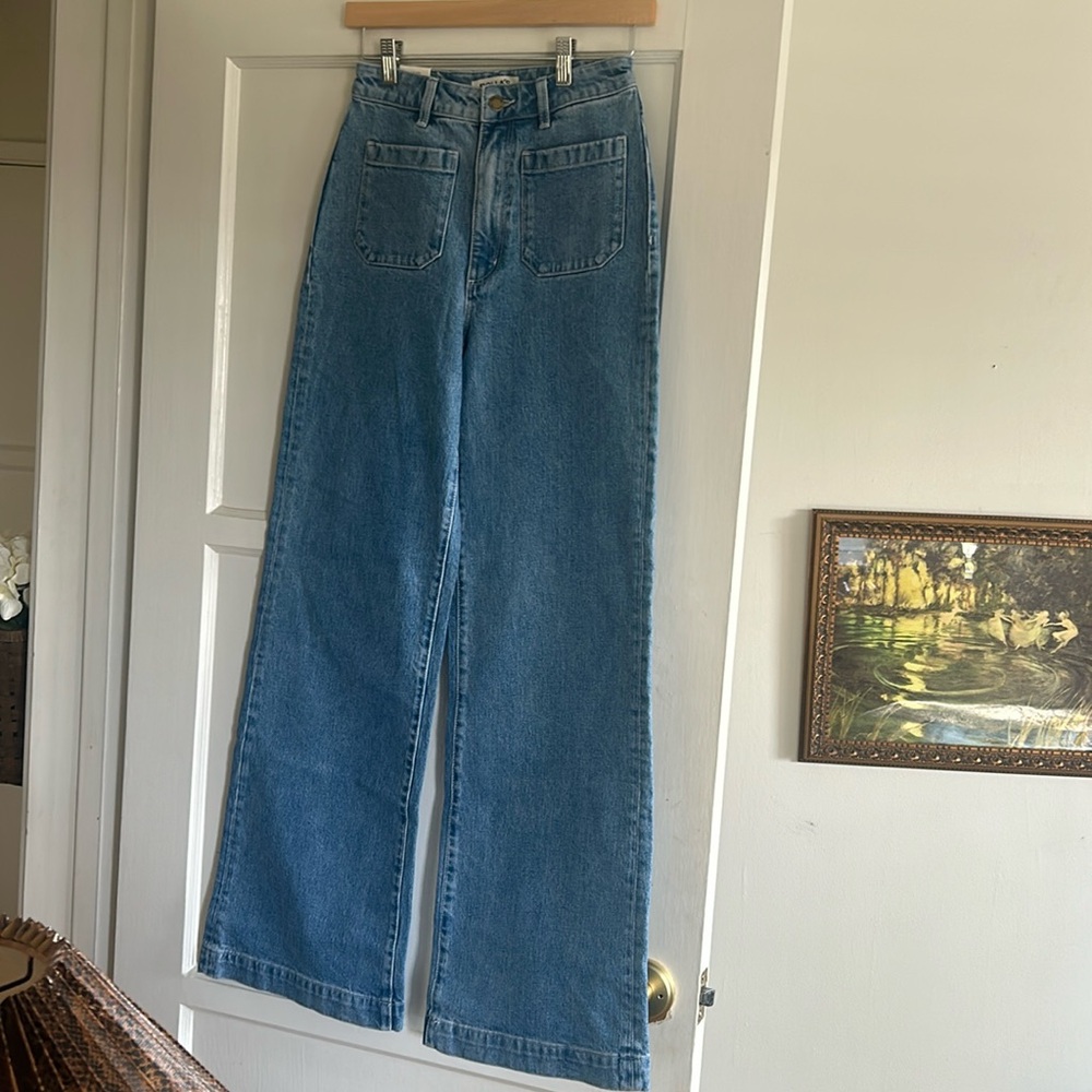 ROLLA'S Sailor Lily Blue Flare Jeans Long